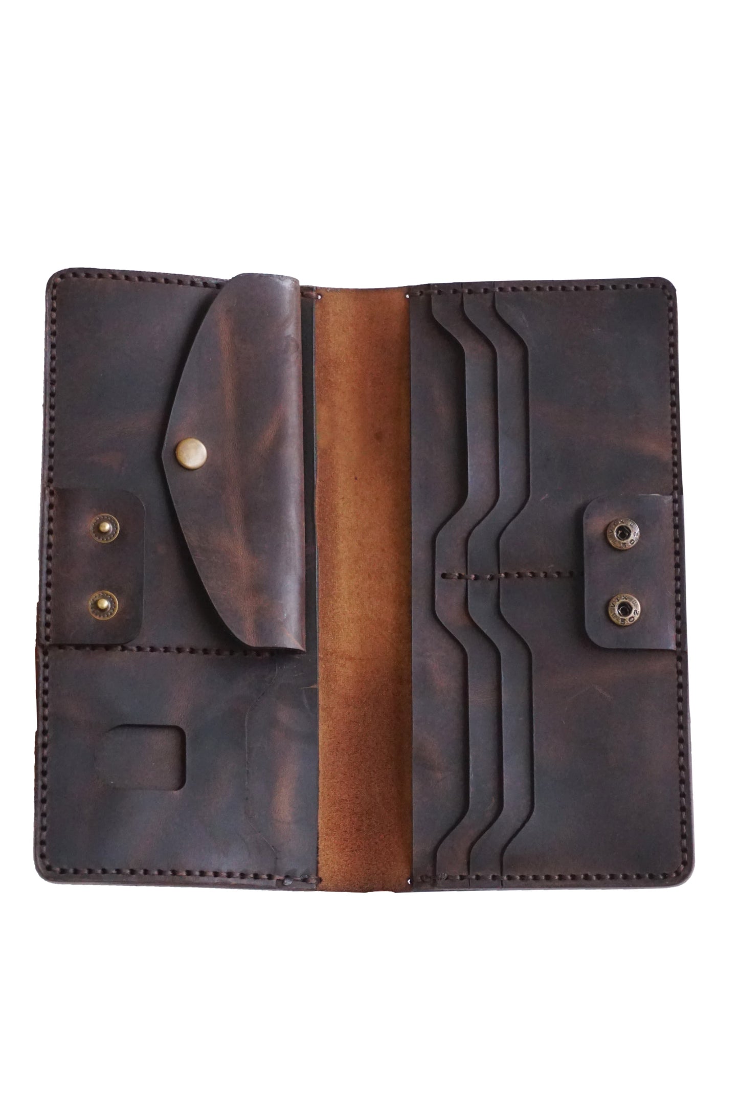 Handmade Leather Long Wallet